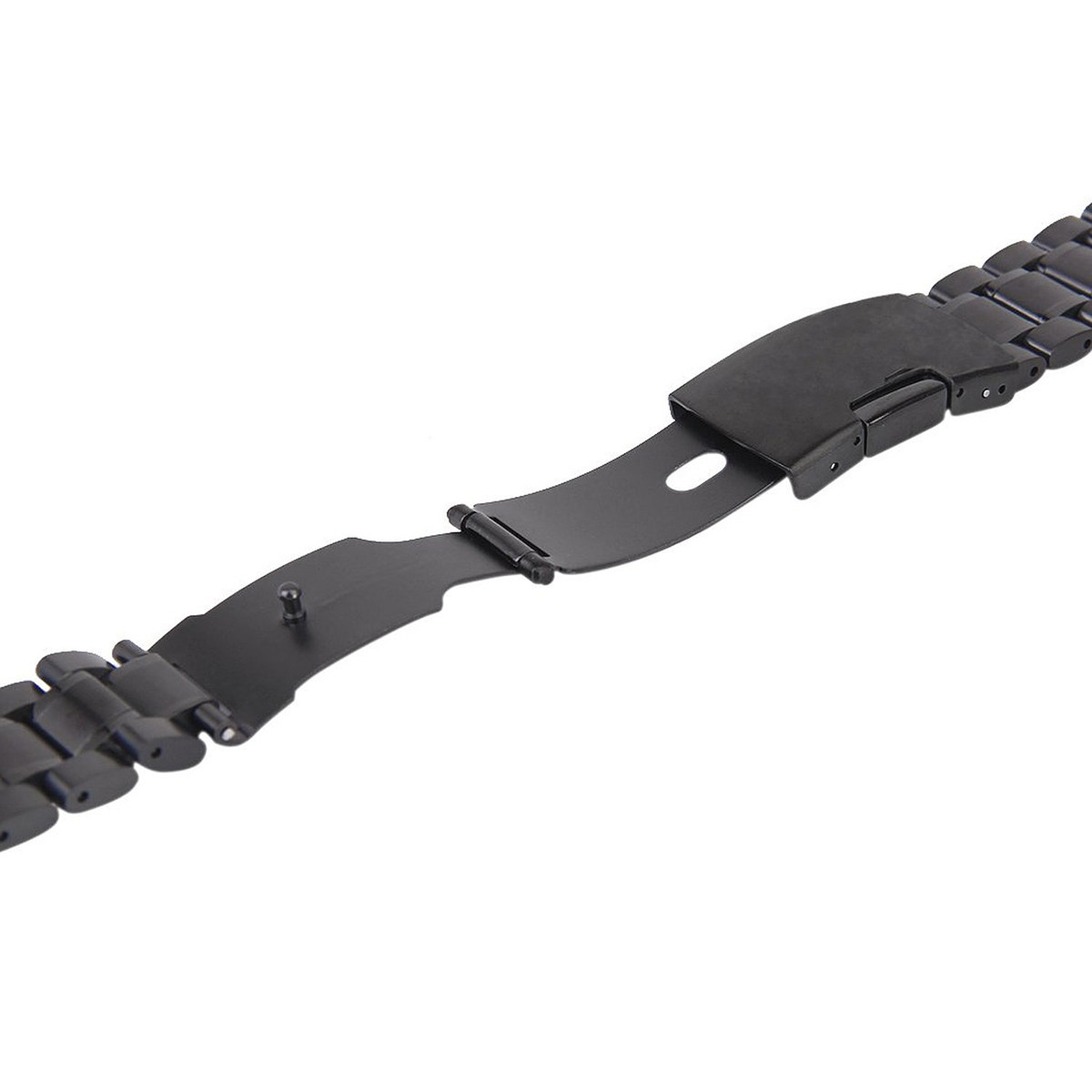 Curved Spring Bar - 4Pcs Stainless Steel Watch Band Black