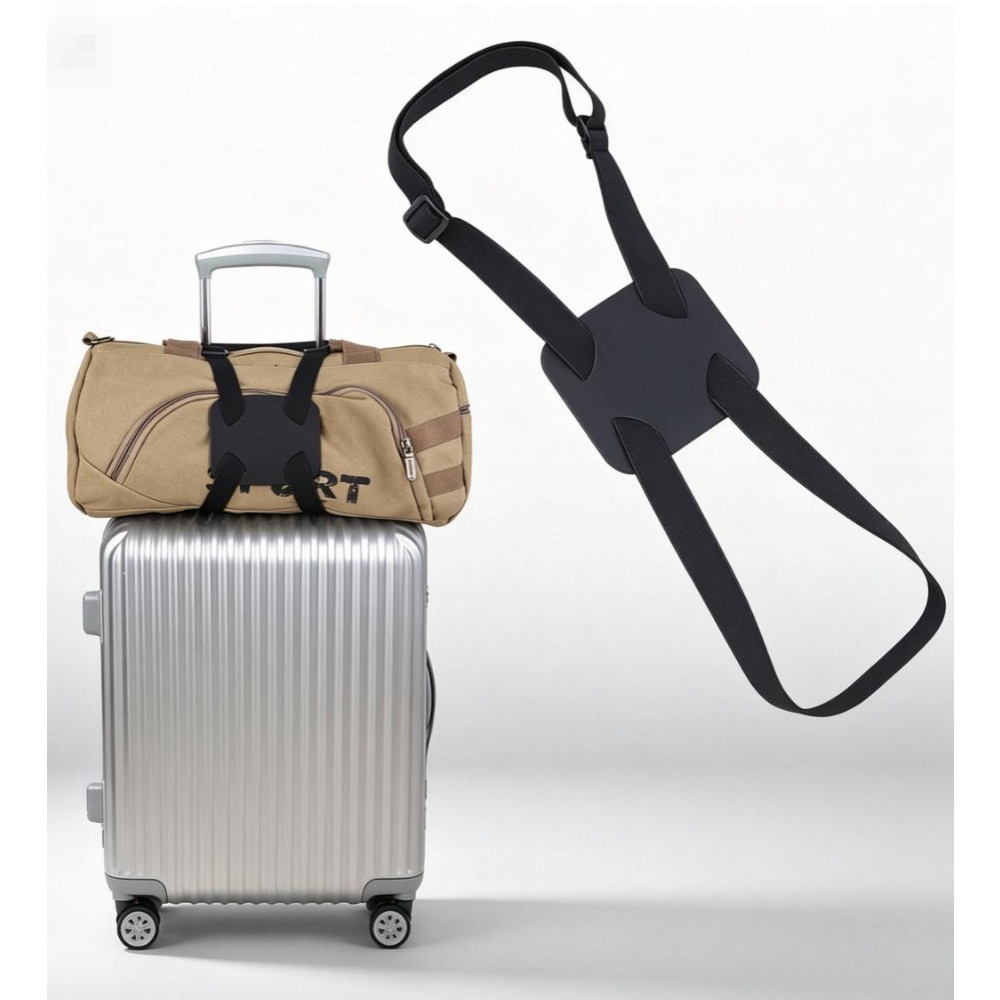 Black Adjustable Luggage Bunge - Leather Strap Quick Release ulasan dan harga