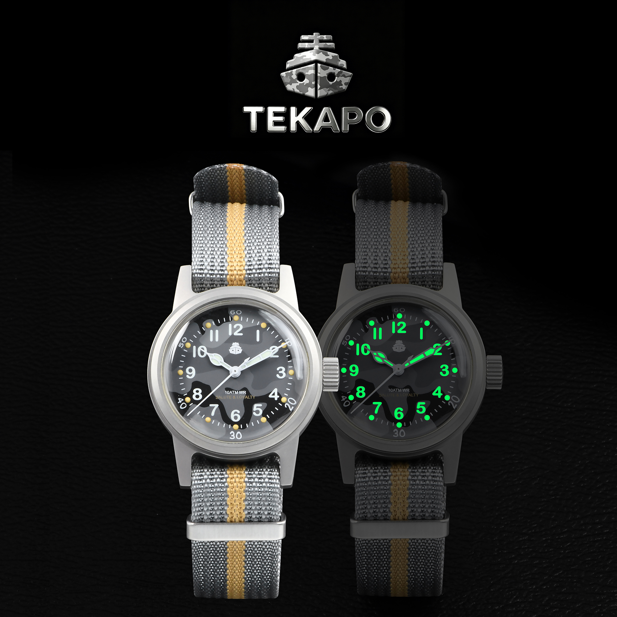 TEKAPO Replica World War II Re - Canvas Strap Watch ulasan dan harga