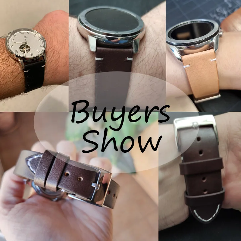 Leather Watchband Strap 18mm 2 - Leather Strap Quick Release ulasan dan harga