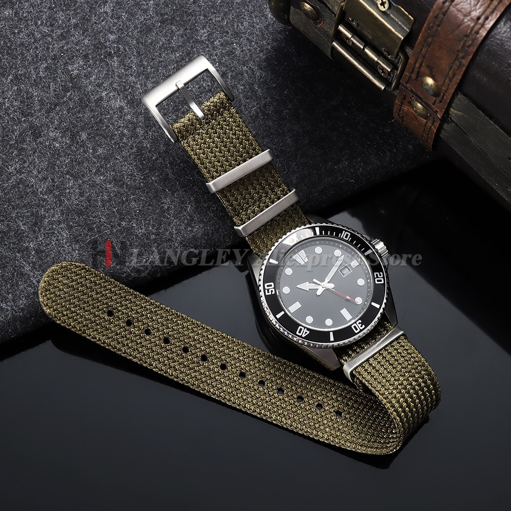 18mm 20mm 22mm Vintage Woven M - Tropic Strap Vintage ulasan dan harga