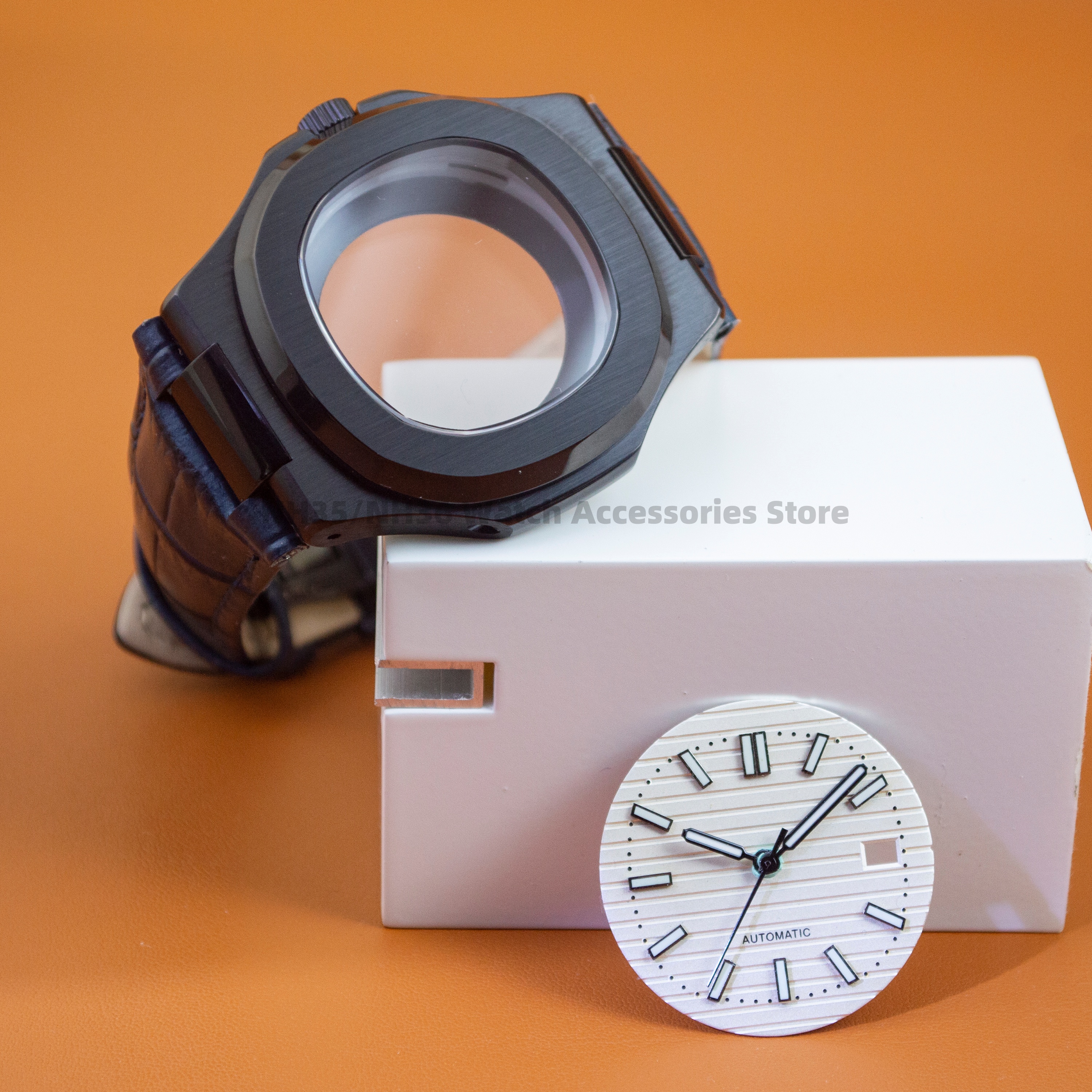 316L Stainless Steel Watch Cas - Leather Watch Band Men ulasan dan harga