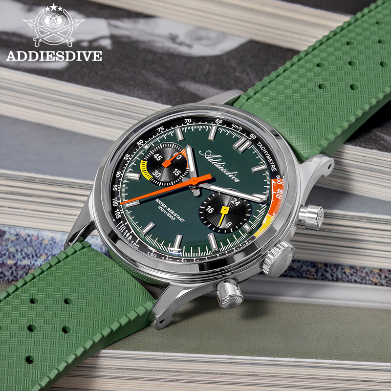 ADDIESDIVE 2025 NEW TOP 38mm M - Rubber Strap Diver ulasan dan harga