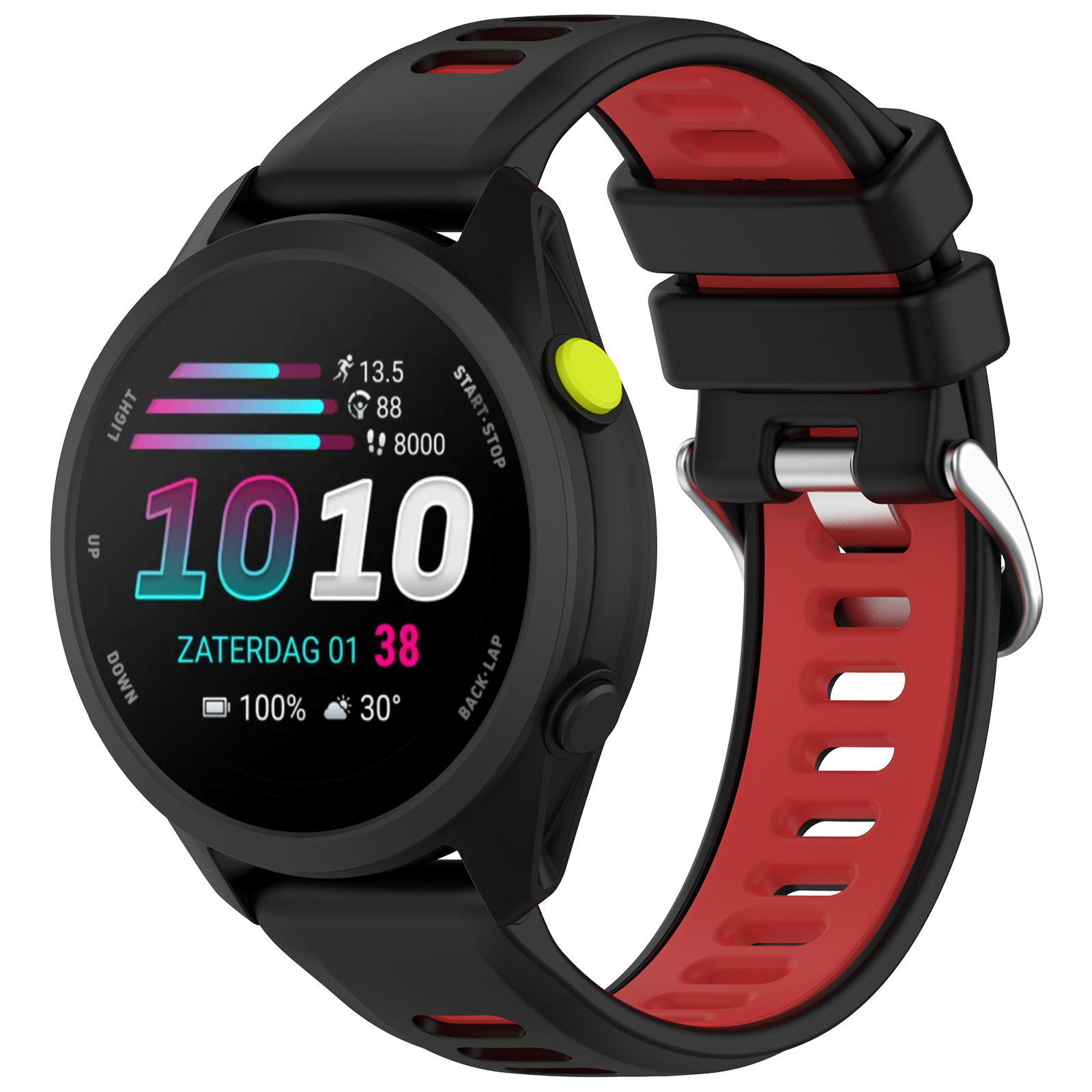 Dual-Color Silicone Sport Watc - Silicone Watch Band 22Mm ulasan dan harga