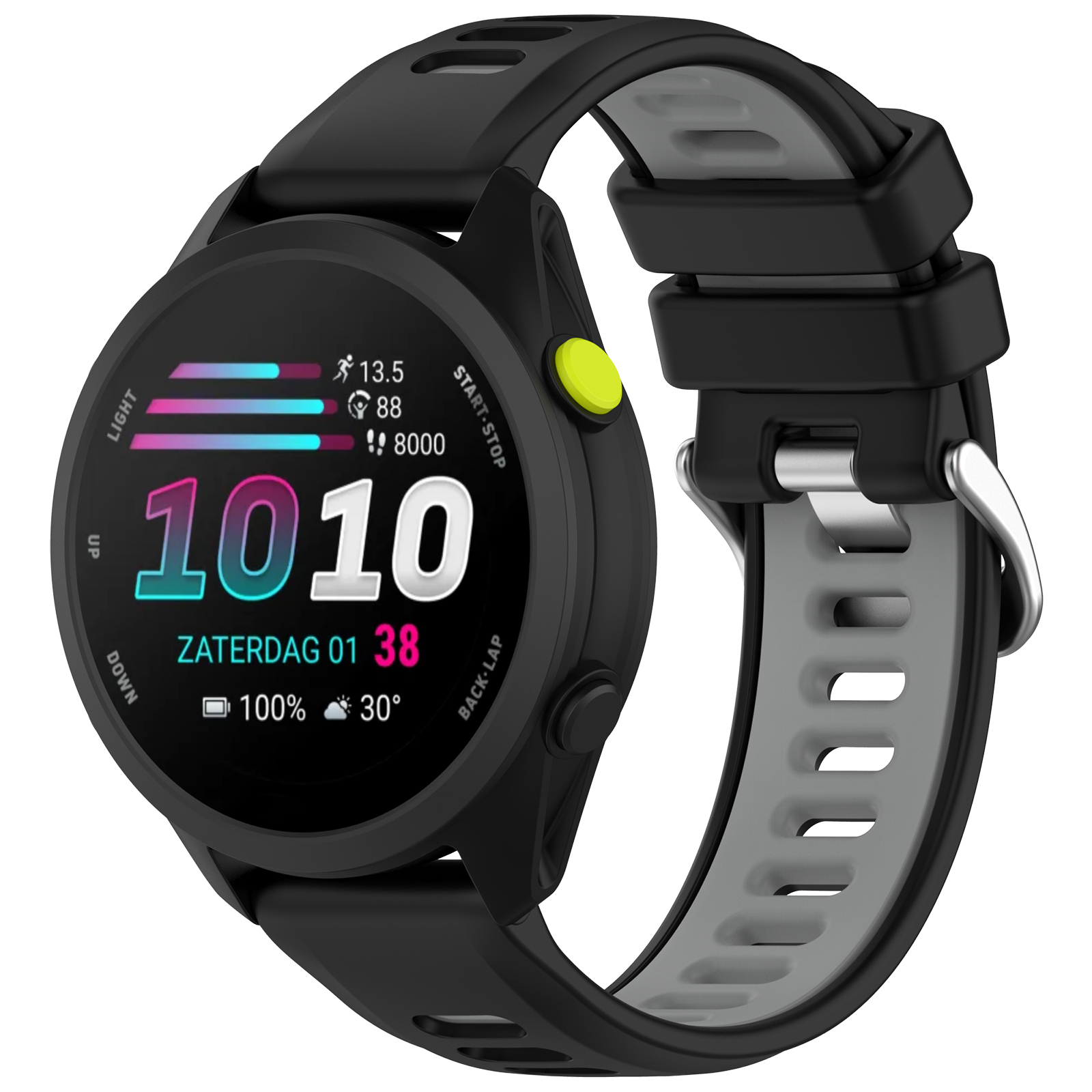 Dual-Color Silicone Sport Watc - Silicone Watch Band 22Mm ulasan dan harga
