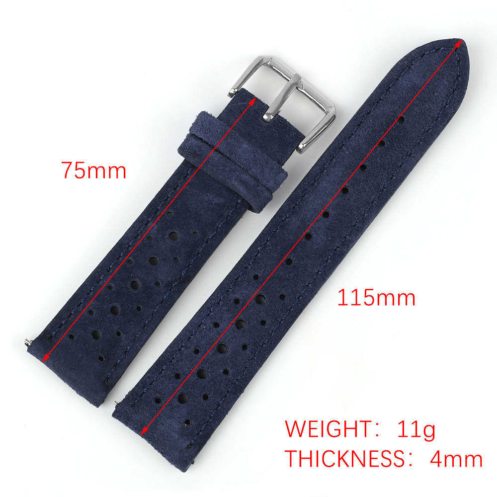 Suede Leather Watch Band 18mm  - Suede Strap Watch ulasan dan harga
