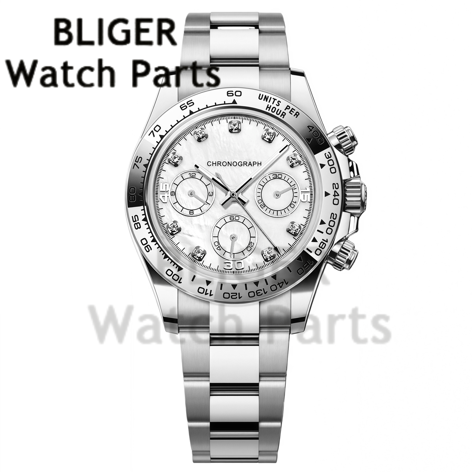 BLIGER 39MM Men's Quartz Chron - Rubber Strap Diver ulasan dan harga
