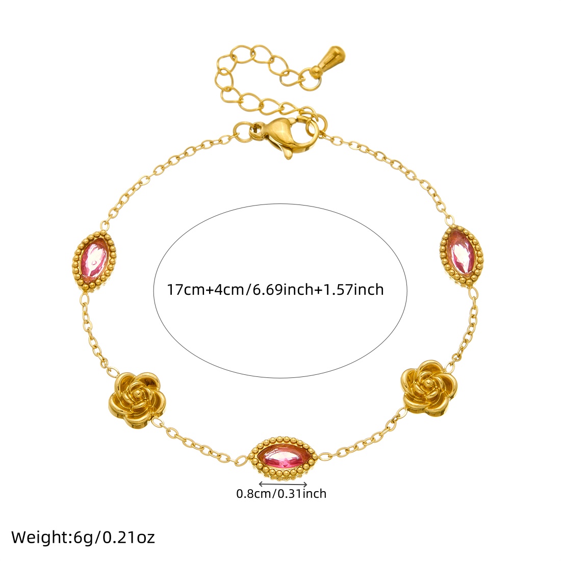Stainless Steel Elliptical Pin - Butterfly Clasp Deployant ulasan dan harga