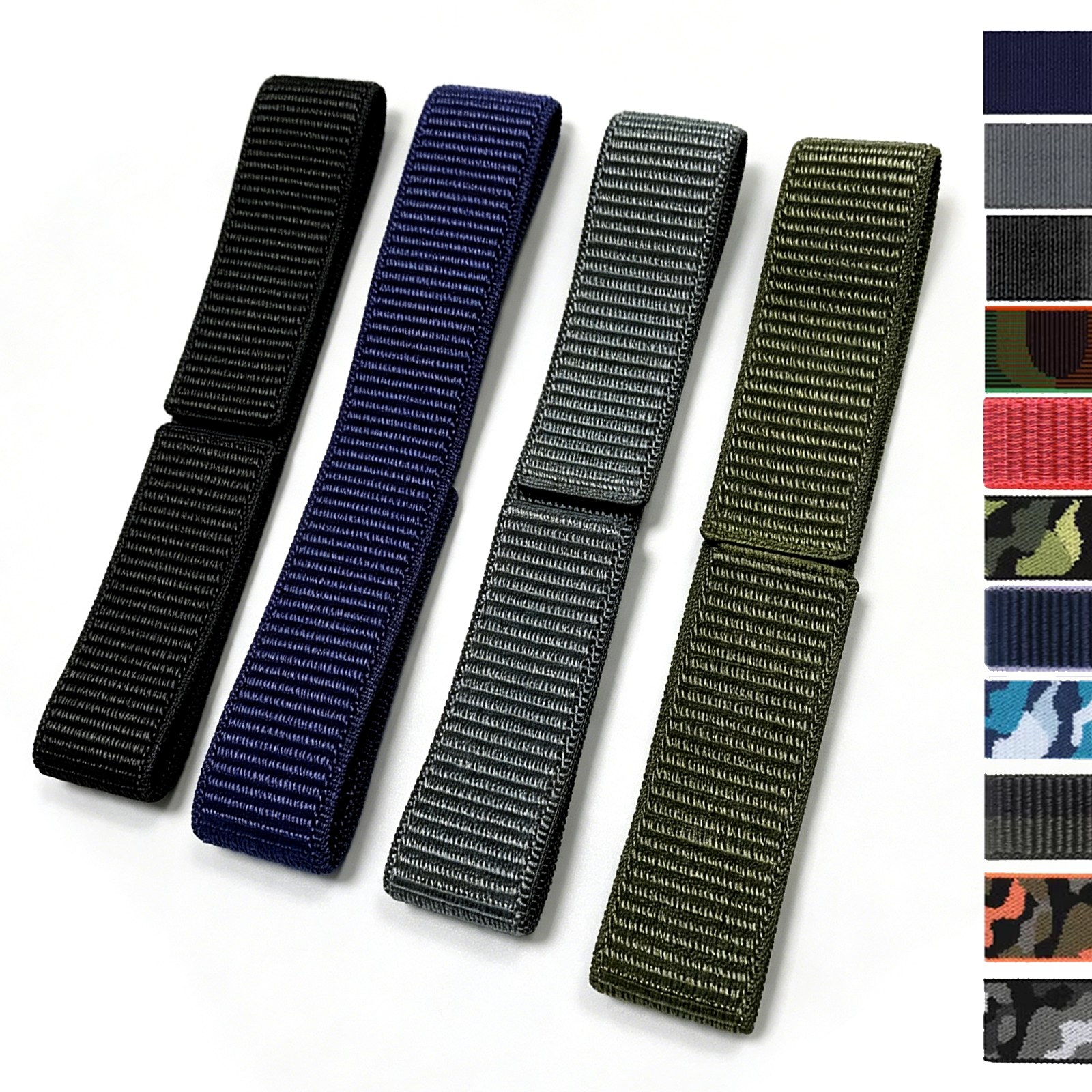 26/22mm Hook Loop Nylon Watch  - Sport Loop Velcro ulasan dan harga