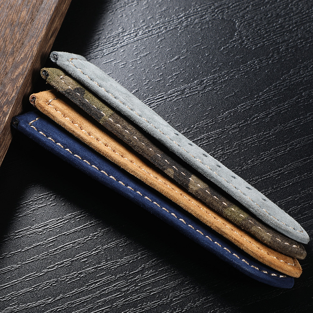 Genuine Suede Watch Strap 22mm - Suede Strap Watch ulasan dan harga
