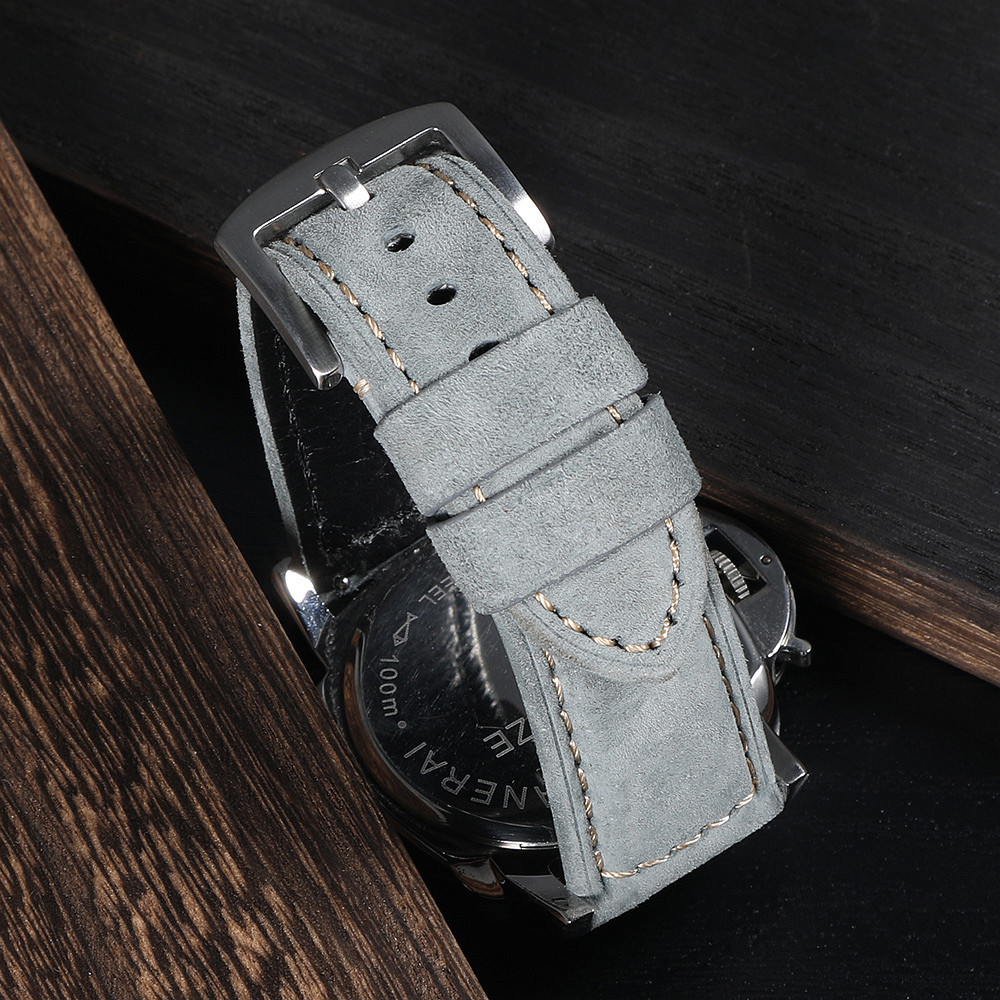 Genuine Suede Watch Strap 22mm - Suede Strap Watch ulasan dan harga