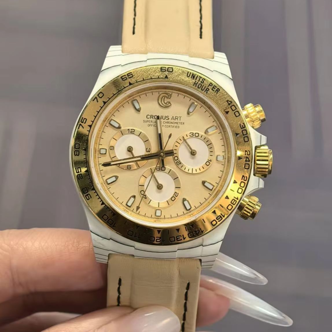 CRONUSART Men Chronograph Watc - Canvas Strap Watch ulasan dan harga