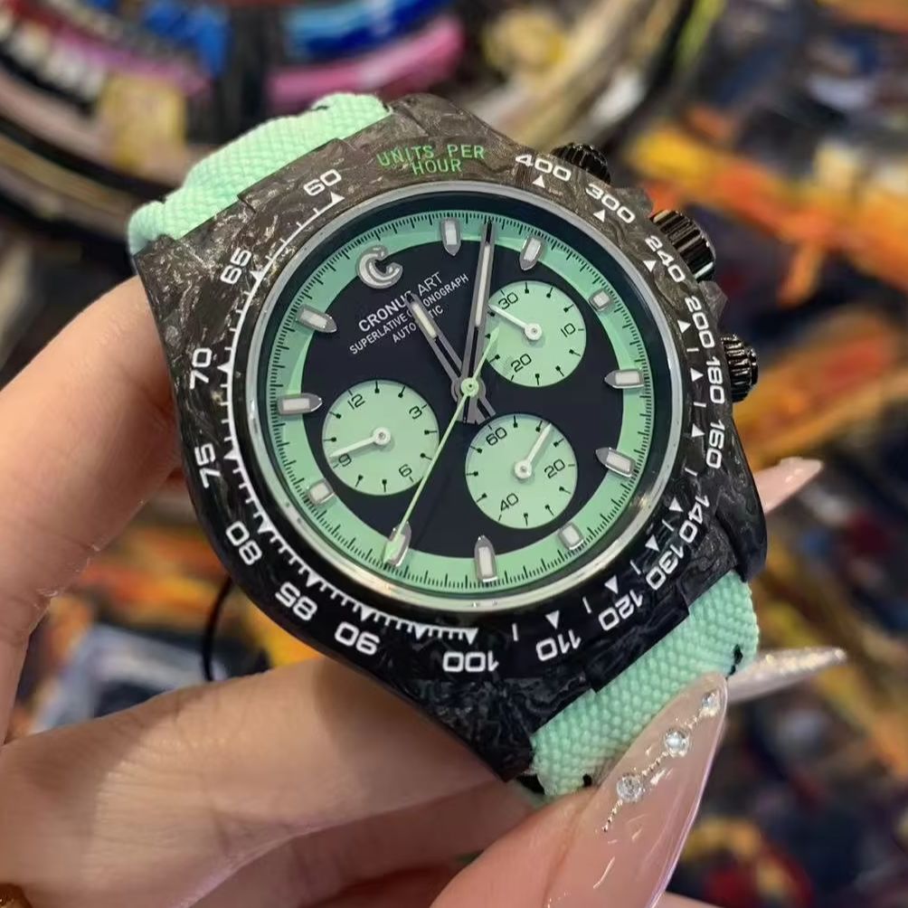 CRONUSART Men Chronograph Watc - Canvas Strap Watch ulasan dan harga