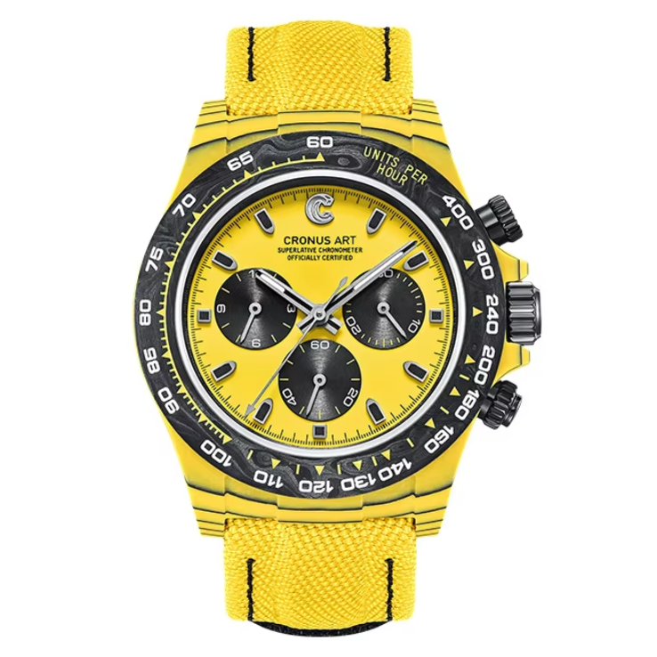 CRONUSART Men Chronograph Watc - Canvas Strap Watch ulasan dan harga