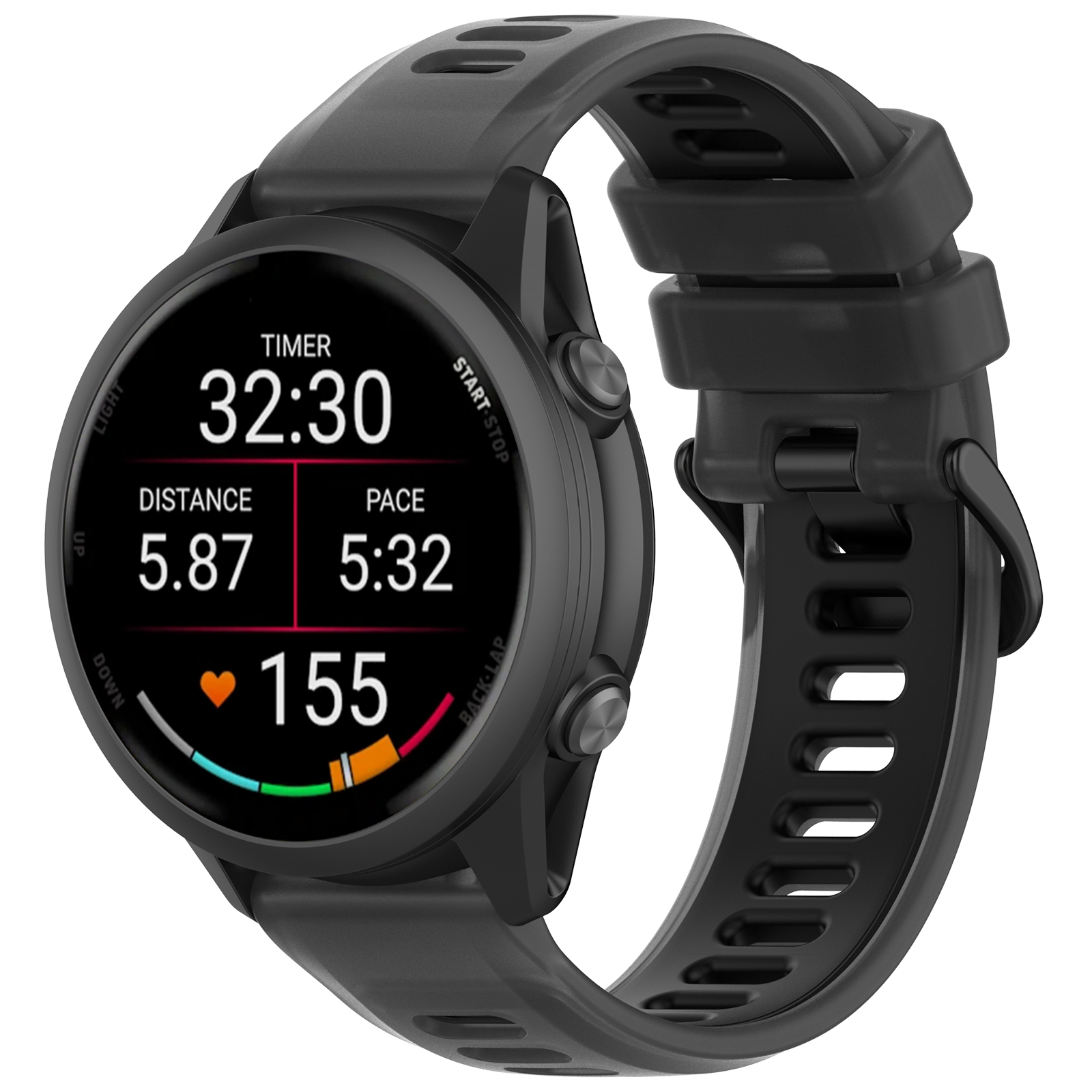 22mm 20mm Transparent Two-Tone - Silicone Watch Band 22Mm ulasan dan harga