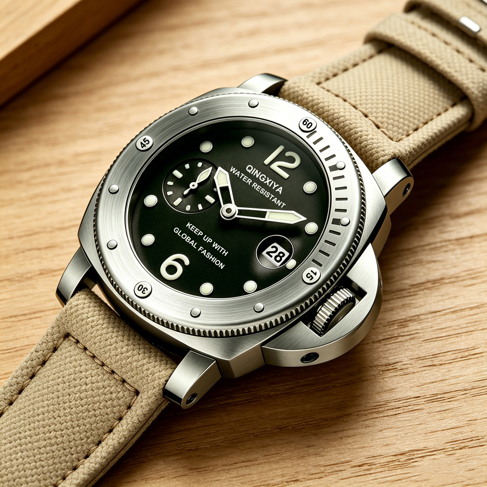 QINGXIYA Sports Canvas Strap M - Canvas Strap Watch ulasan dan harga