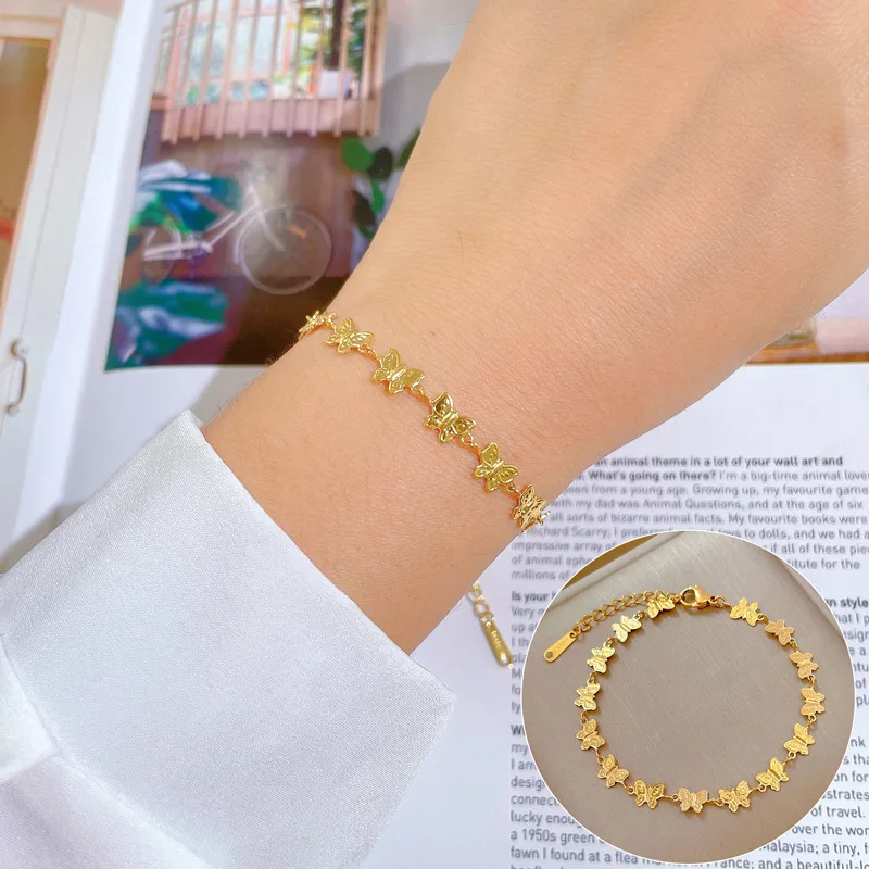 Vintage Fashion Butterfly Bead - Butterfly Clasp Deployant ulasan dan harga