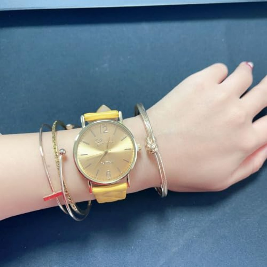 10 Pack Women Men Unisex Plati - Leather Watch Band Men ulasan dan harga