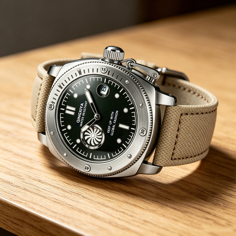 QINGXIYA Brand Original New Fa - Canvas Strap Watch ulasan dan harga