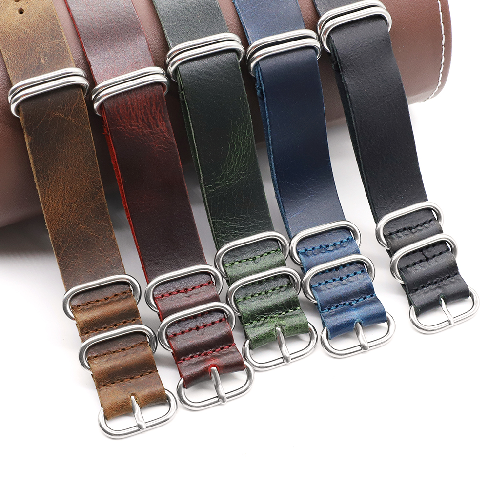 Genuine Leather Watch Band 18m - Suede Strap Watch ulasan dan harga