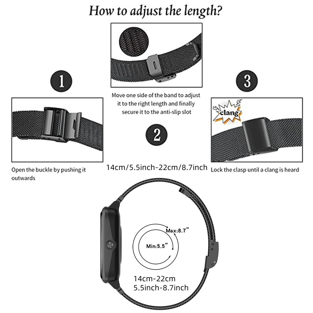 Metal Bands for OPPO Watch 41m - Mesh Strap Metal ulasan dan harga