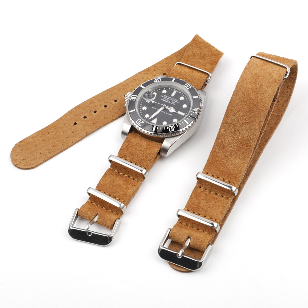 Soft Retro Suede Genuine Leath - Suede Strap Watch ulasan dan harga