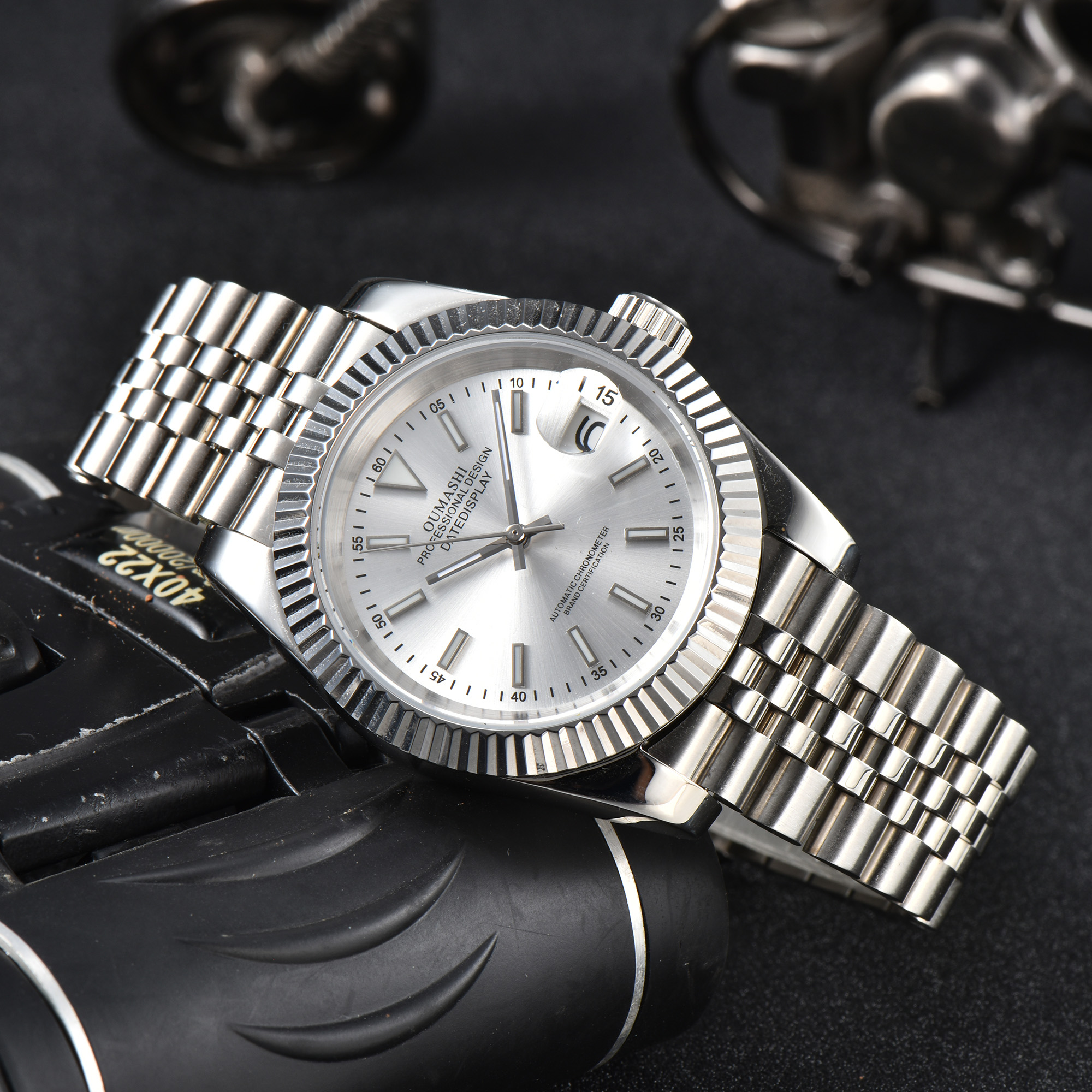 36/39mm Men's watch Sapphire g - Stainless Bracelet Diver ulasan dan harga