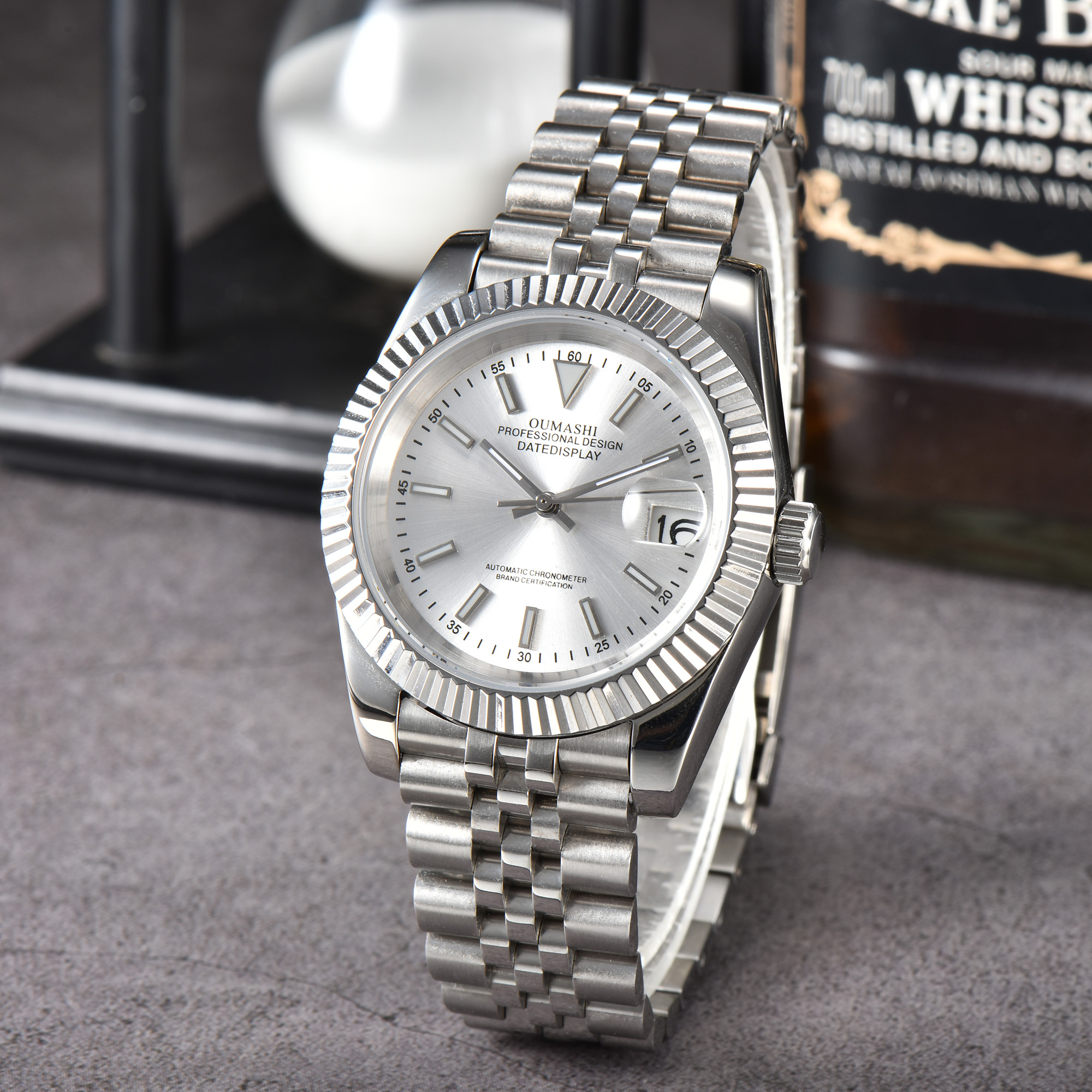 36/39mm Men's watch Sapphire g - Stainless Bracelet Diver ulasan dan harga