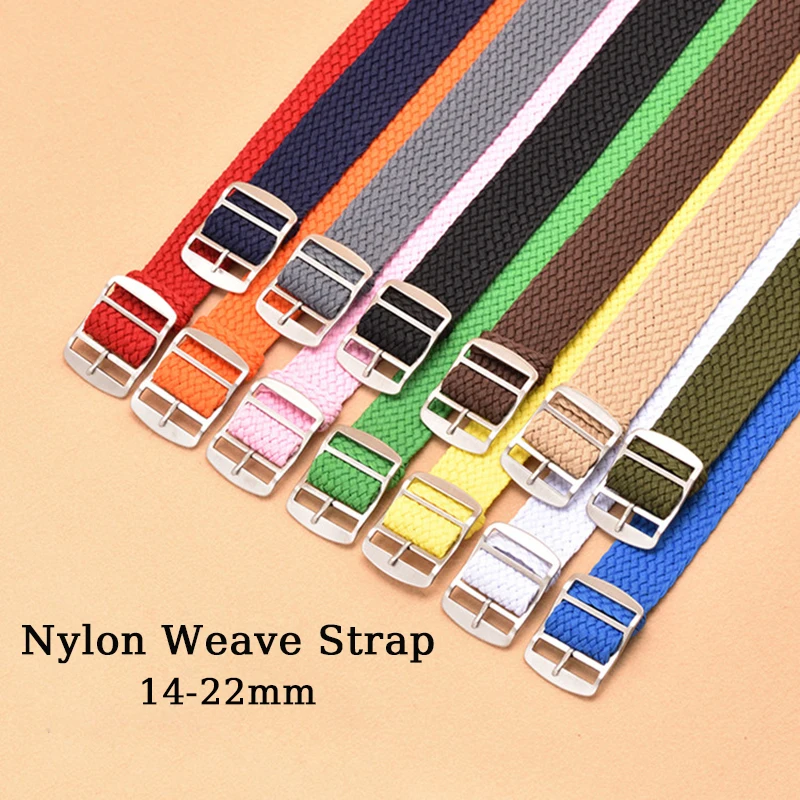 Nylon Strap 14mm 16mm 18mm 20m - Perlon Strap Woven ulasan dan harga