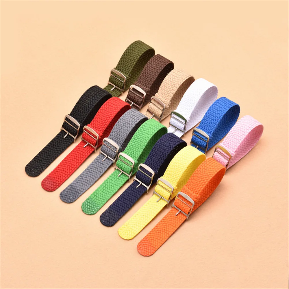 Nylon Strap 14mm 16mm 18mm 20m - Perlon Strap Woven ulasan dan harga