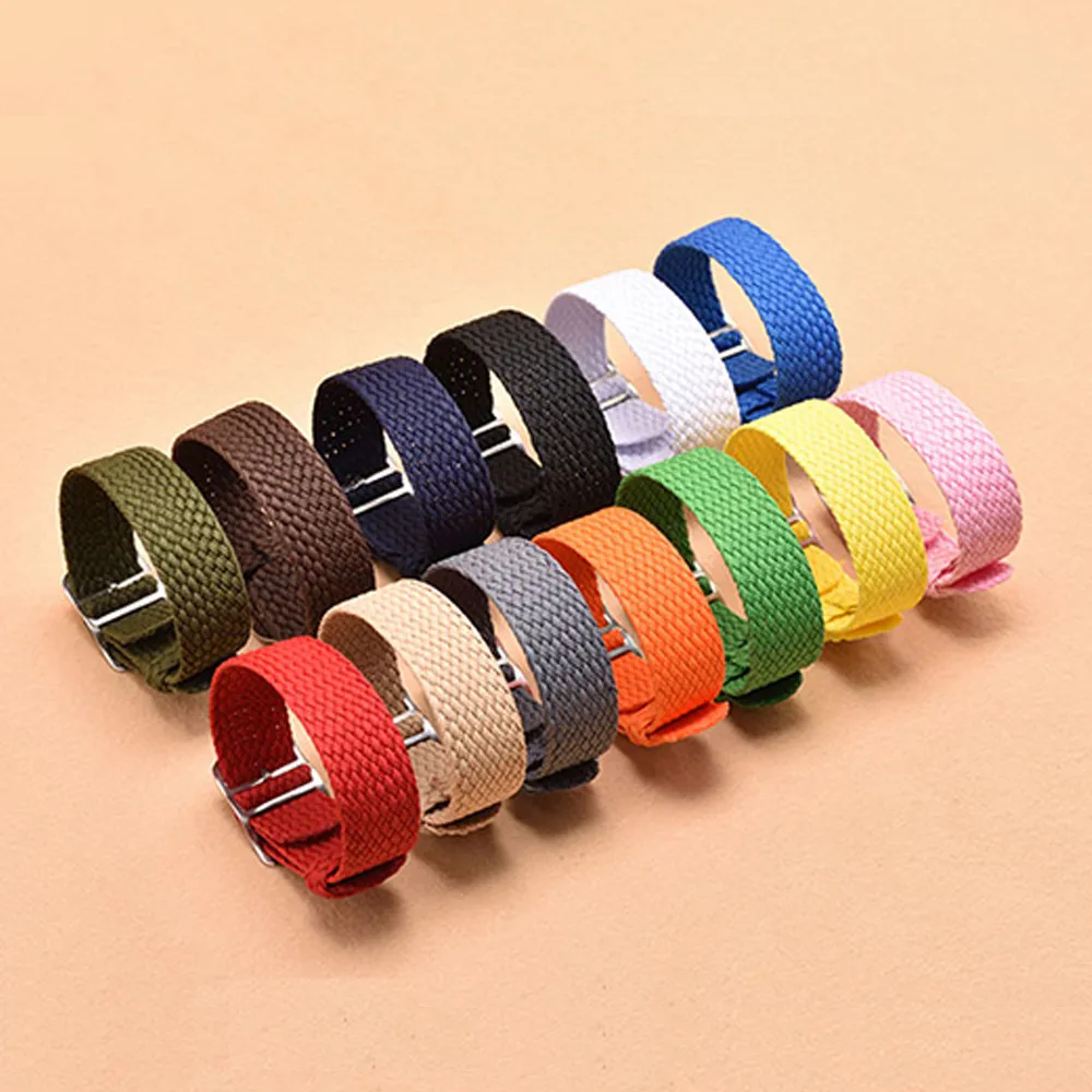 Nylon Strap 14mm 16mm 18mm 20m - Perlon Strap Woven ulasan dan harga