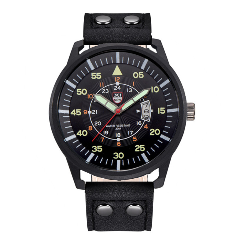 Reloj Hombre XINEW Brand Watch - Leather Watch Band Men ulasan dan harga