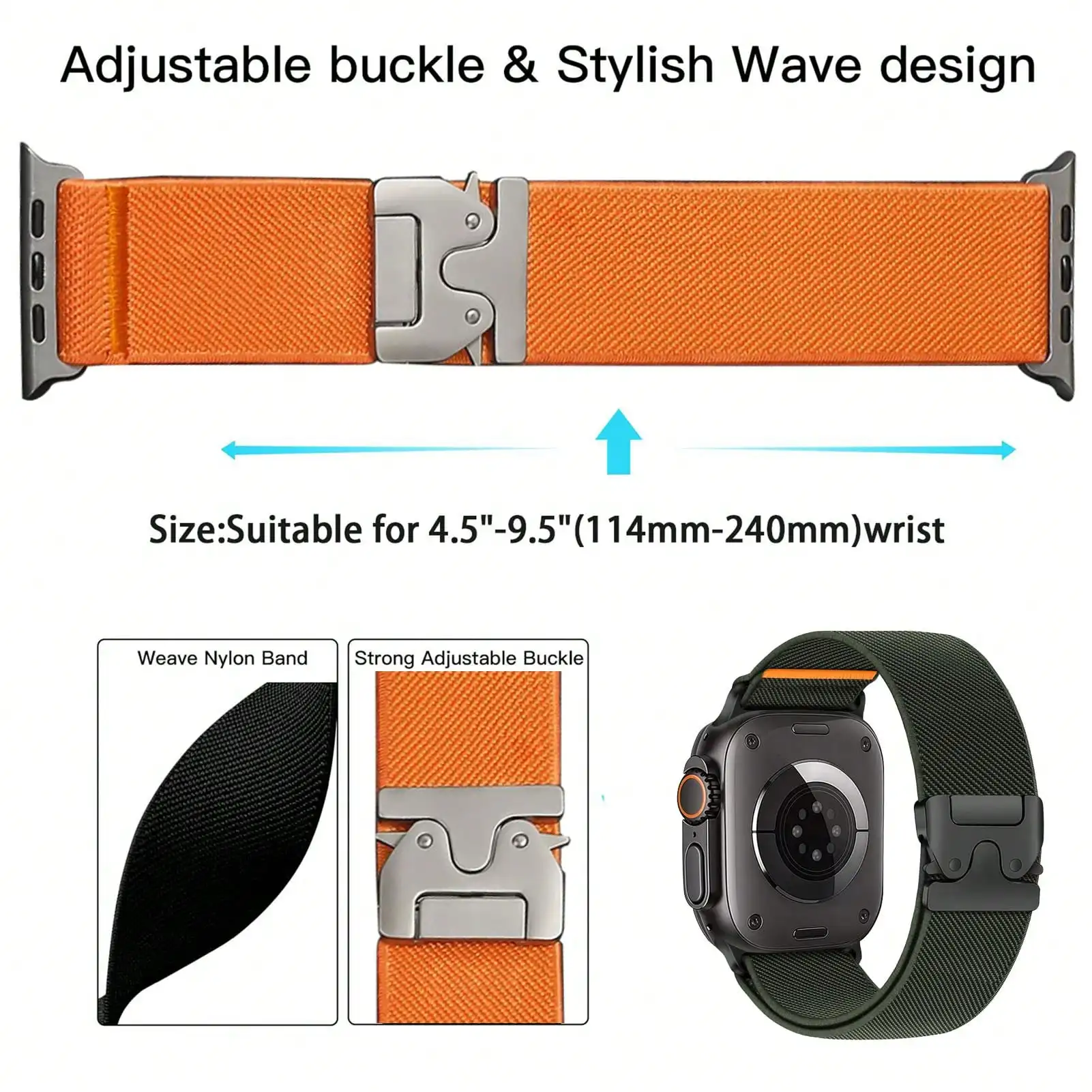 Elastic Sport Bands Compatible - Parachute Strap Elastic ulasan dan harga