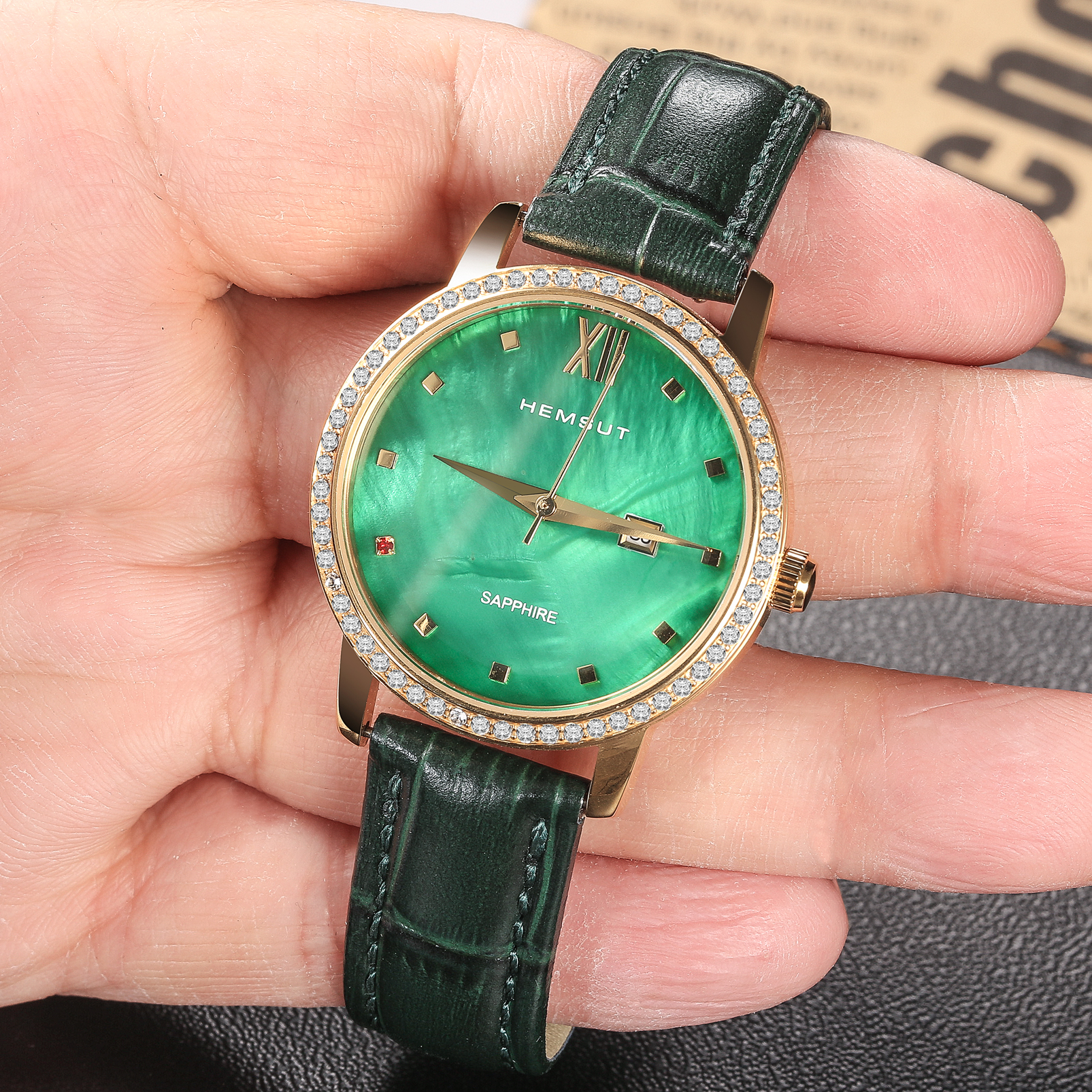 Alligator Embossed Leahter Wat - Leather Strap Quick Release ulasan dan harga