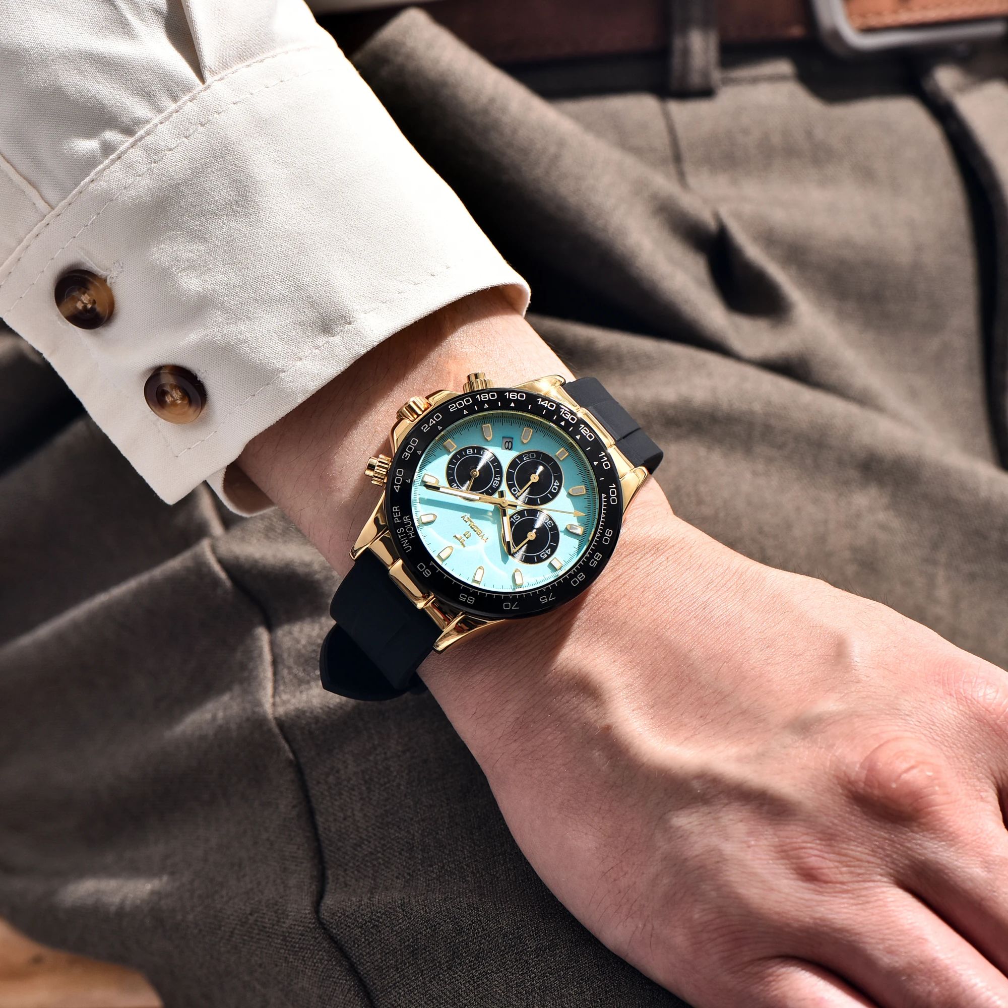 TYBERLEY Sophisticated Eleganc - Rubber Strap Diver ulasan dan harga