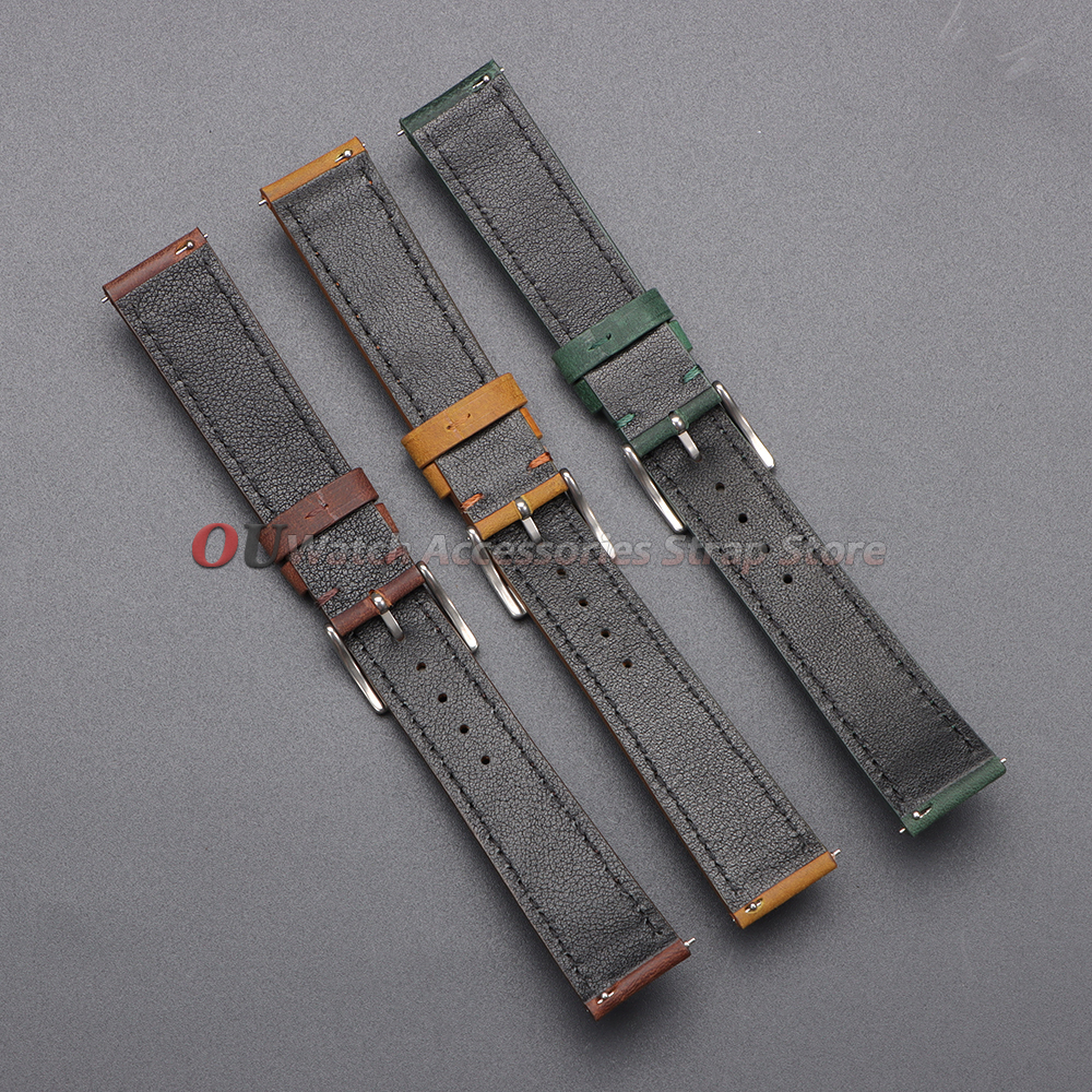 18mm 19mm 20mm 21mm 22mm 24mm  - Leather Strap Quick Release ulasan dan harga