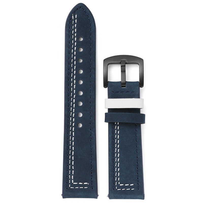 18mm 20mm 22mm 24mm  Compatibl - Leather Strap Quick Release ulasan dan harga