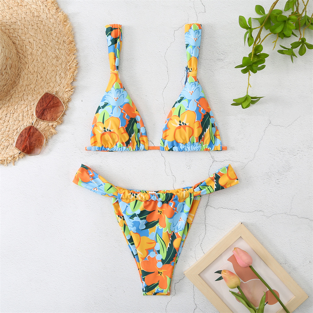 Vintage Print Bikini Thong Str - Tropic Strap Vintage ulasan dan harga