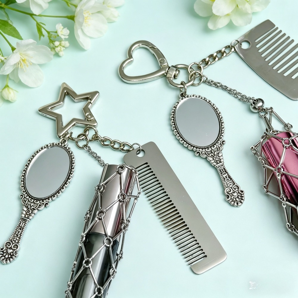 Vintage Metal Mesh Lipstick Ba - Mesh Strap Metal ulasan dan harga