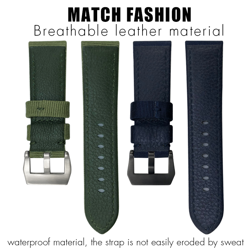 for Panerai 24mm New Nylon Wat - Canvas Strap Watch ulasan dan harga