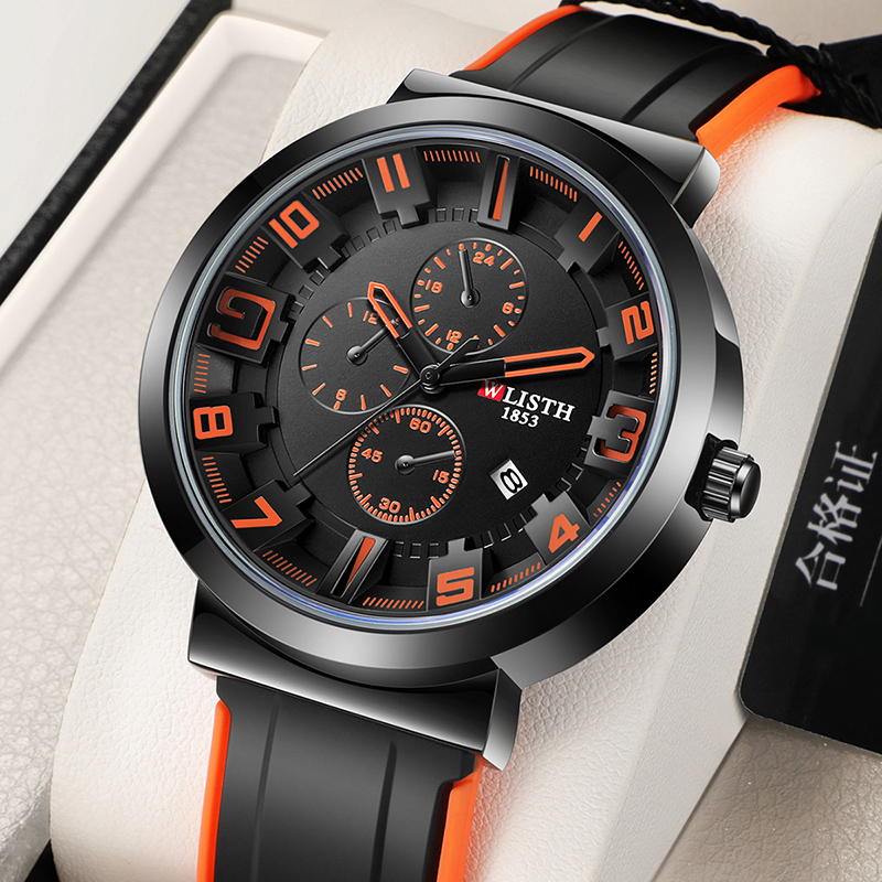 WLISTH Retro Men's Watches Spo - Leather Watch Band Men ulasan dan harga
