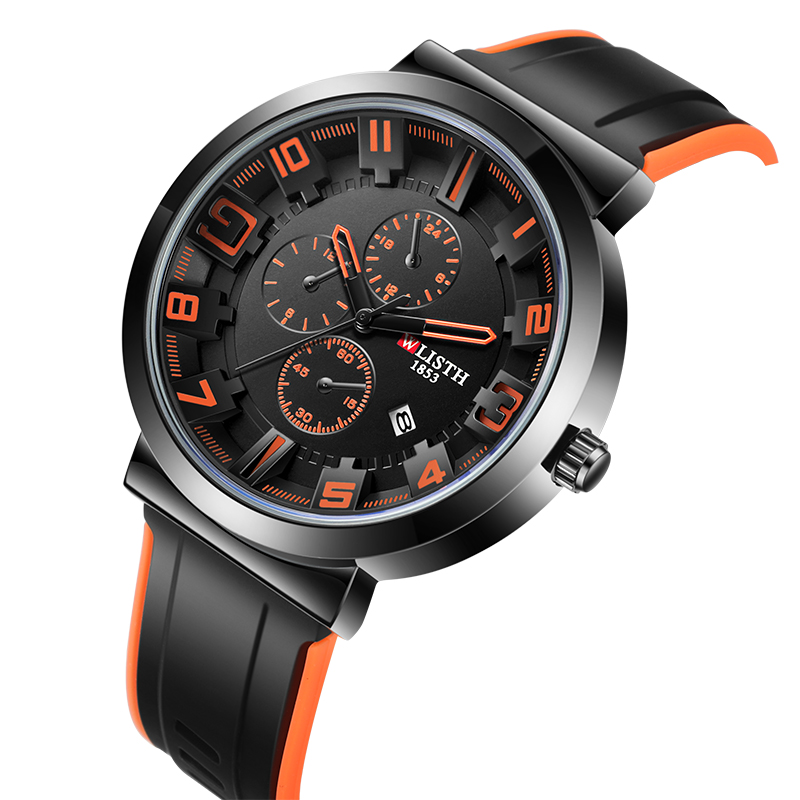 WLISTH Retro Men's Watches Spo - Leather Watch Band Men ulasan dan harga